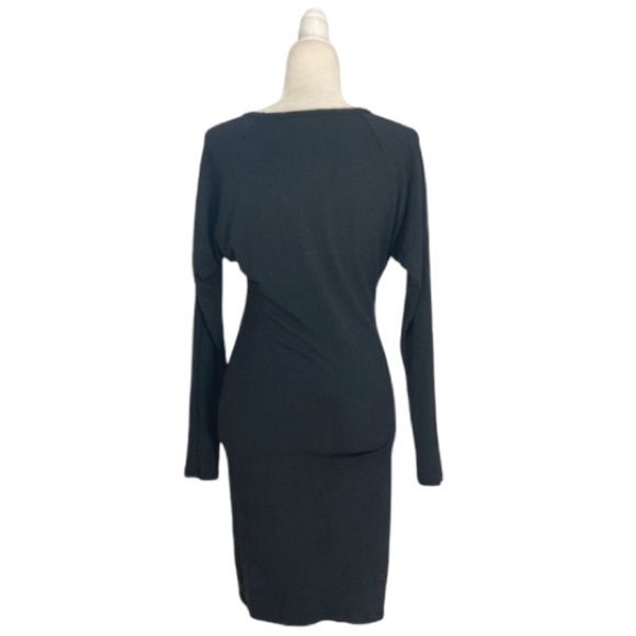 M Missoni Long Sleeve Mini Dress Wool Blend in Black - Picture 11 of 15